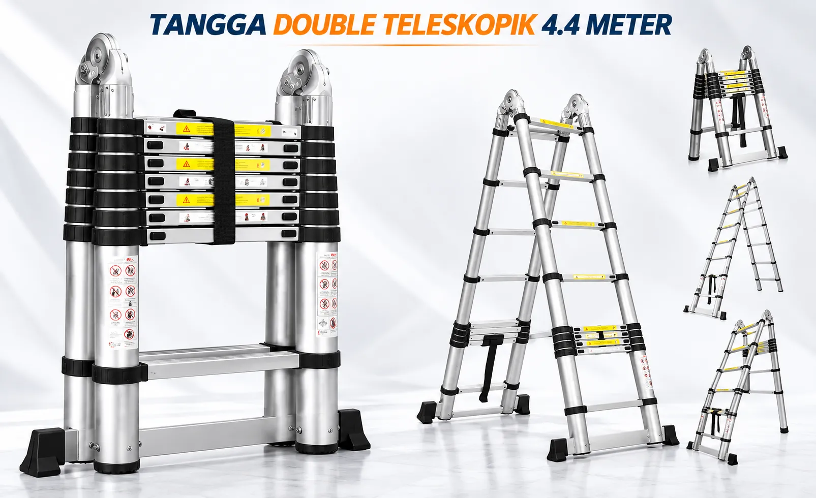 Tangga Double Teleskopik Dalton 4,4 Meter